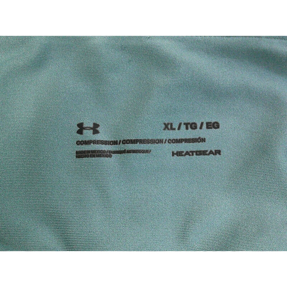 Under Armour HeatGear SeaGreen Leggings/Yoga Pants Compression High Rise-WMNs XL - Picture 7 of 10
